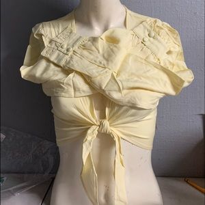 Flynn skye Kerry crop butter yellow